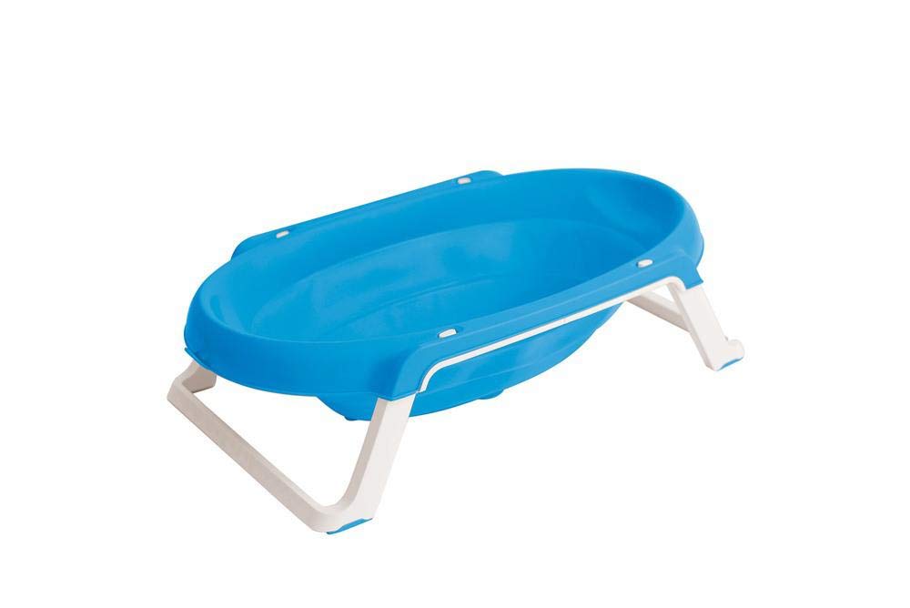 OLMITOS Folding Baby Bath Compact Blue