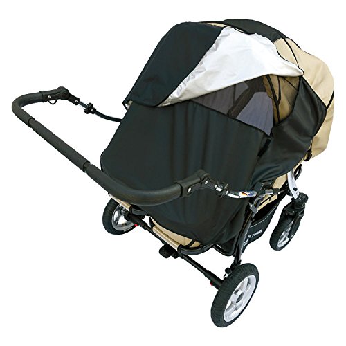 Sunnybaby Awning Hannah Duo for Twin Pram with Side Wing Black 11244