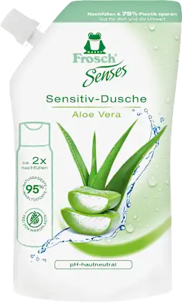 Aloe Vera Shower Gel, Refill Pack, 500 ml