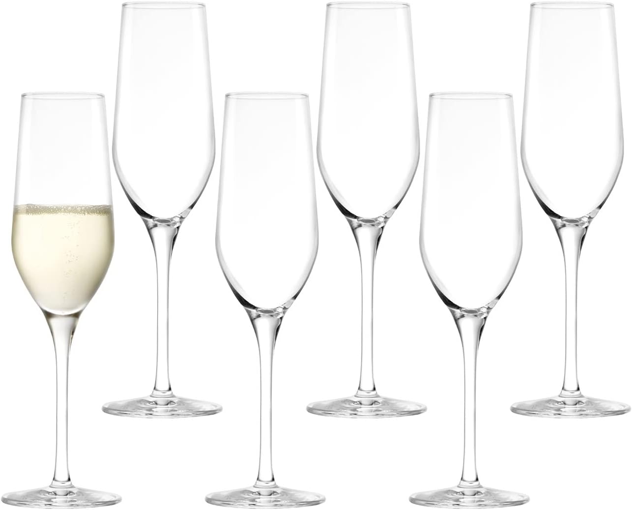 Stölzle Lausitz Champagne Flute Series \"Ultra\" Set of 6