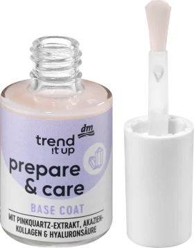 trend !t up Nail care Prepare & Care Base Coat Rose, 10.5 ml