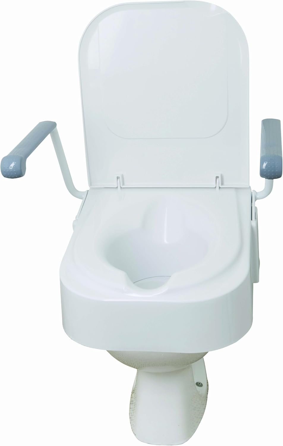 Drive DeVilbiss Healthcare Raised Toilet Seat with Flip Up Arms