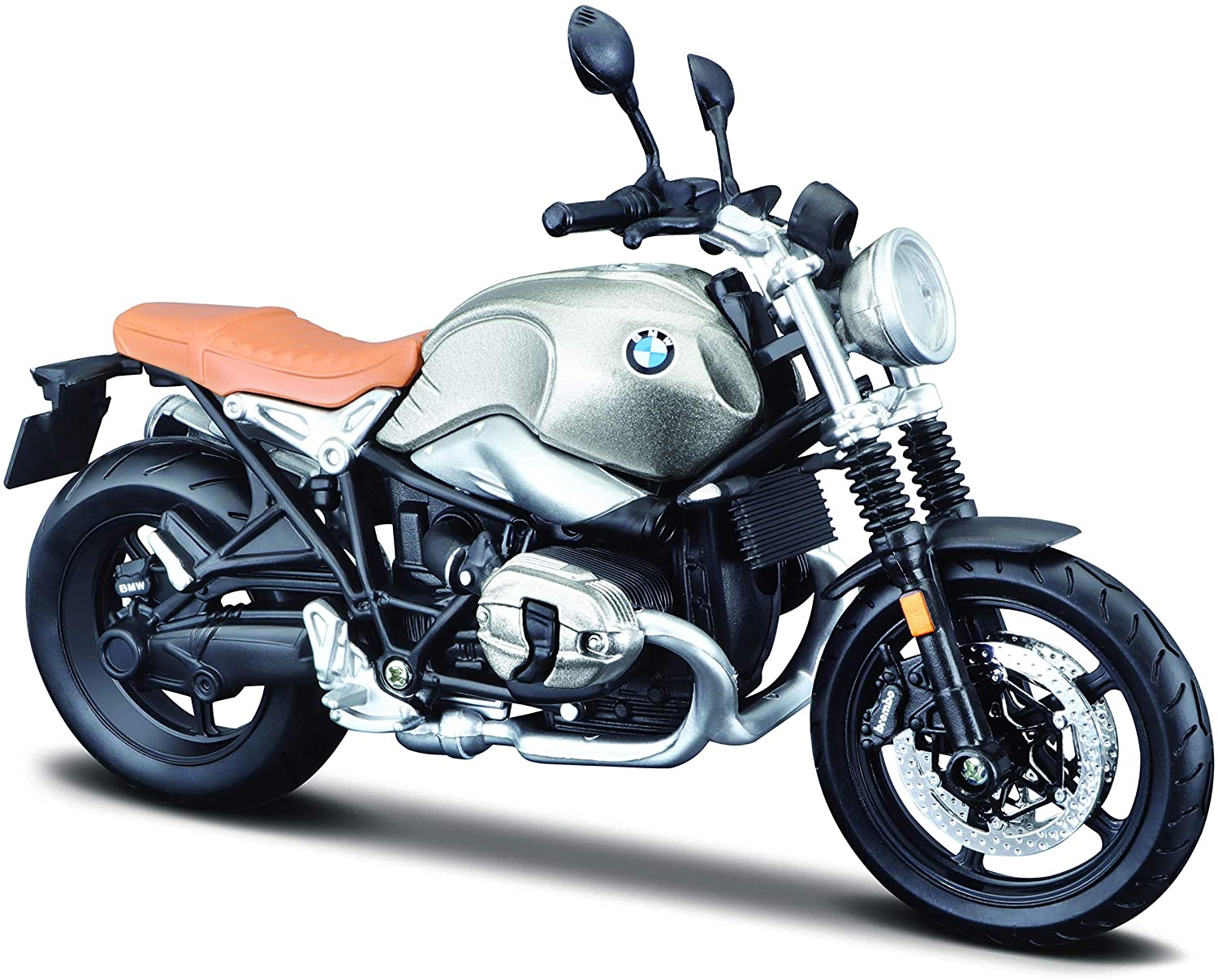 Bauer Spielwaren Farmer Game 5-18834 Bmw R Ninet Scrambler Motorcycle Model Grey Were