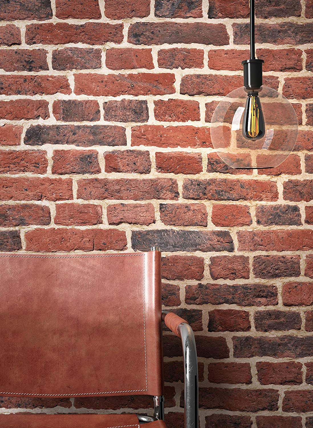 Newroom Design Stone Wallpaper Red | Attractive Elegant Wallpaper Stone Wall 3D Design Mod