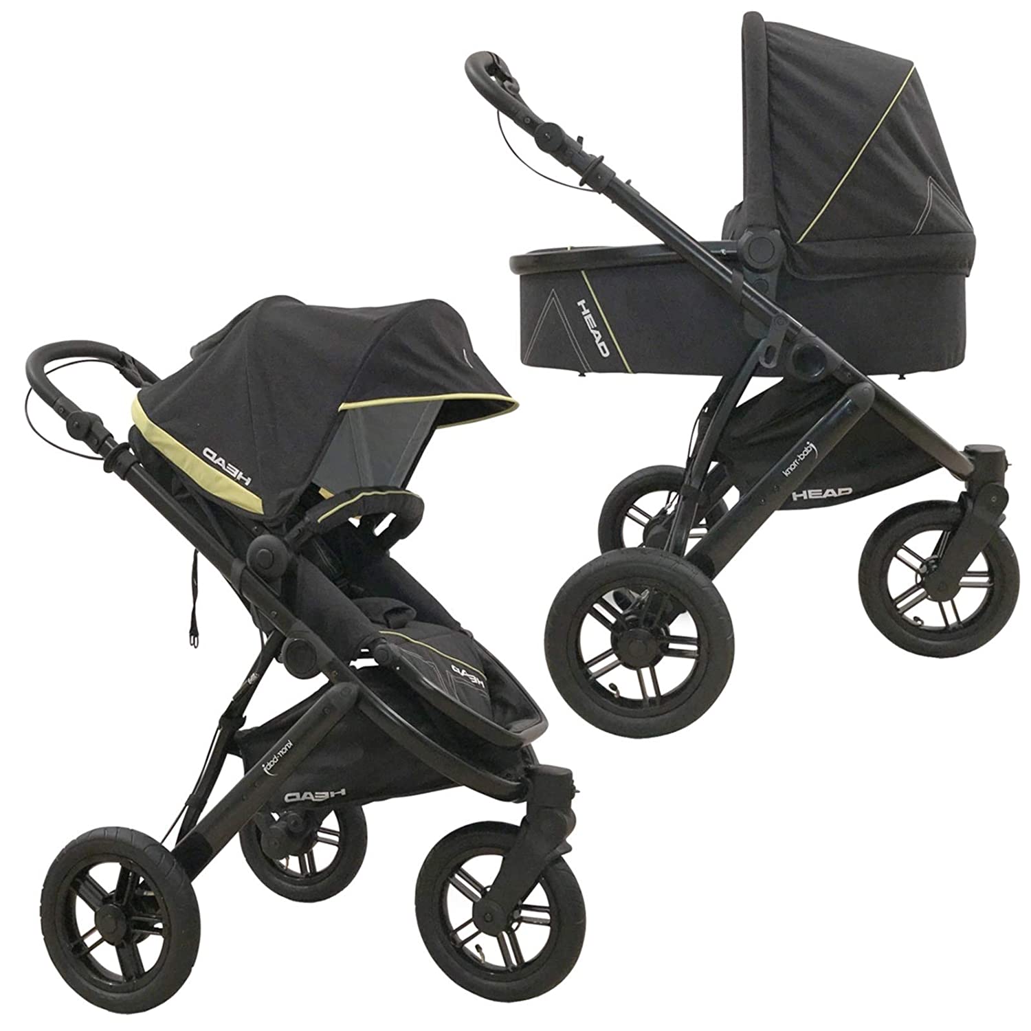 knorr-baby Head 3 Wheel Jogger Combi Pushchair