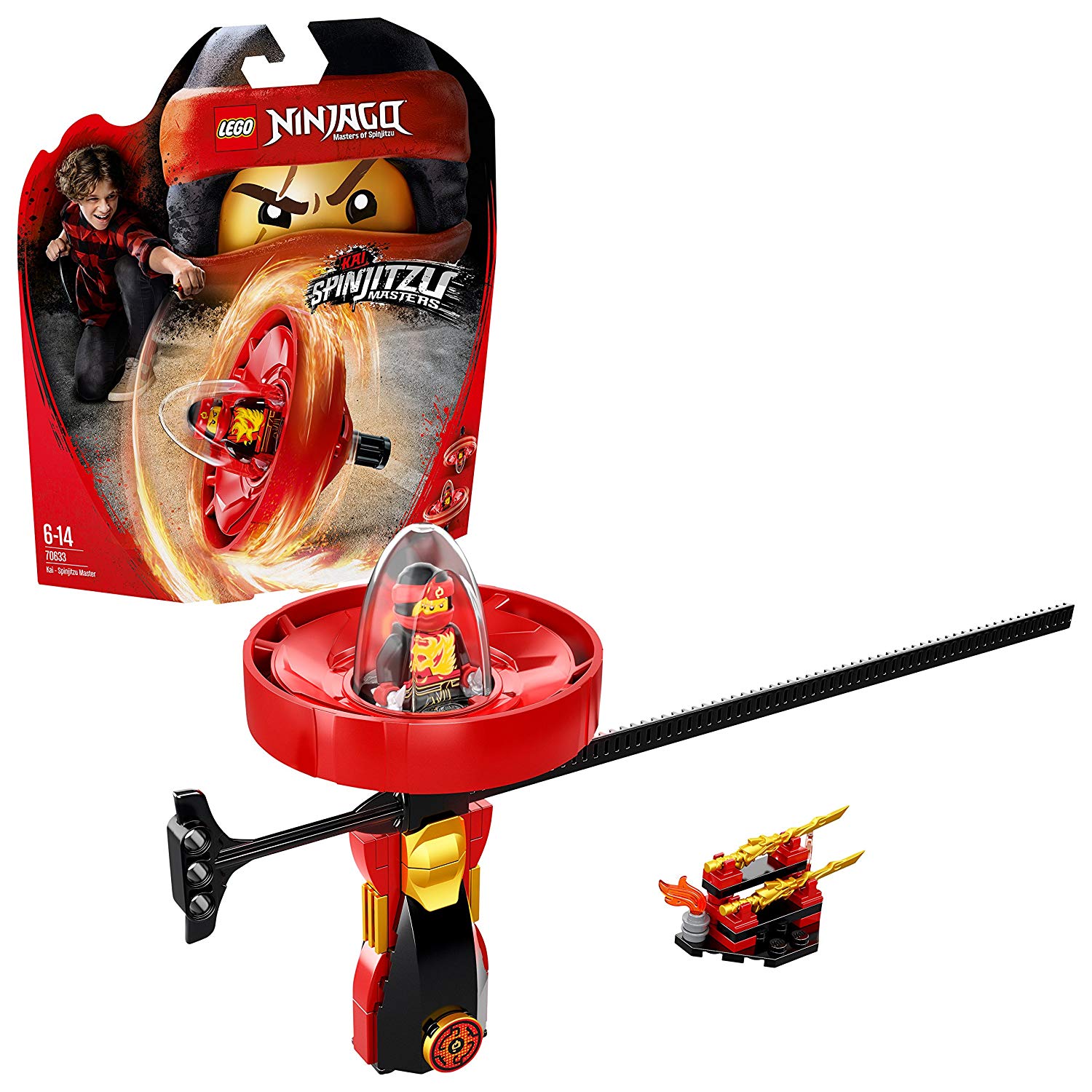 Lego Ninjago Spinjitzu Master Cole Entertainment Toy, Colourful
