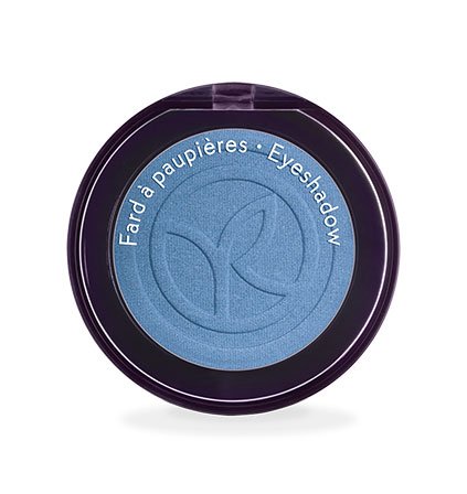 Yves Rocher COULEURS NATURE Eye Shadow COULEUR VÉTALE Bleu Cèdre nacré, Single Eye Shadow in Light Blue, 1 x Tin 2.5 g, ‎bleu nacré