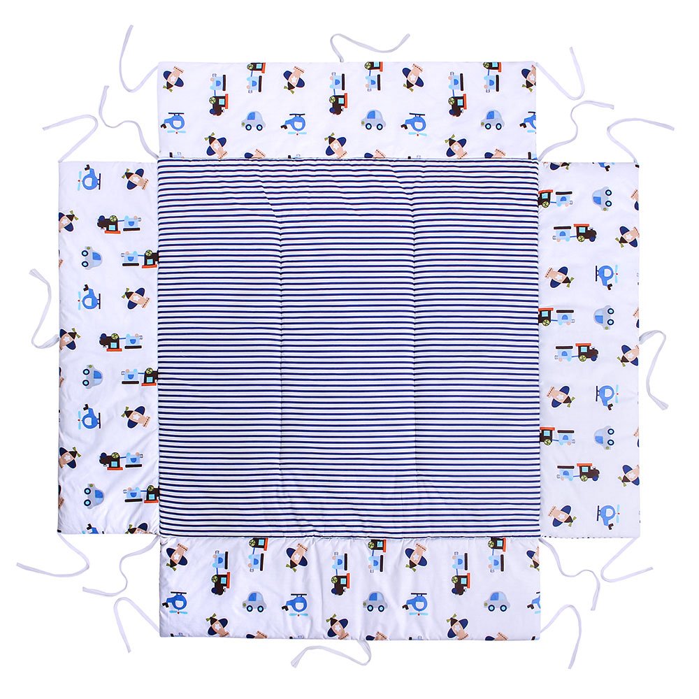 LULANDO Playpen Insert and Protective Insert Protects Against Impacts with High Side Padding Anti-Allergic Filling Standard 100 by Oeko-Tex