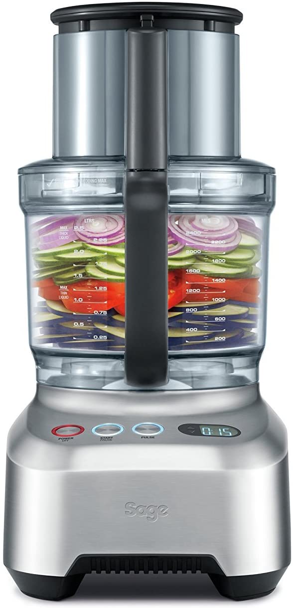 Sage Appliances SFP820 the Kitchen Wizz Peel and Dice Food Processor 2000 Watt