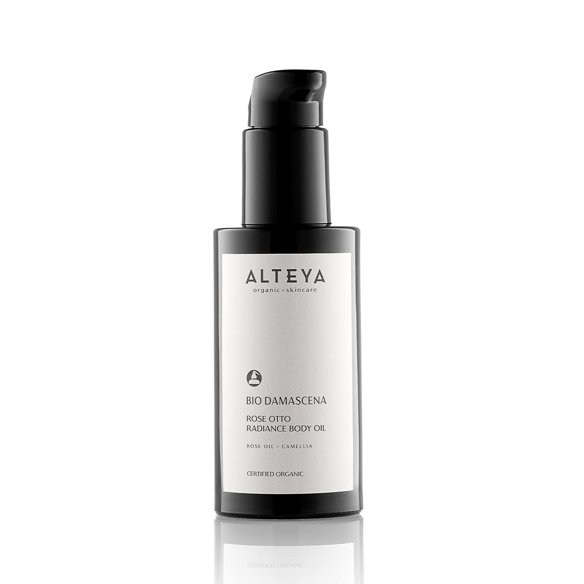Alteya Organic Damascena Body Oil 100 ml for Radiant Body with Rose Oil, Ylang Ylang, Sandalwood - Soothes and Moisturises - NaTrue Certified