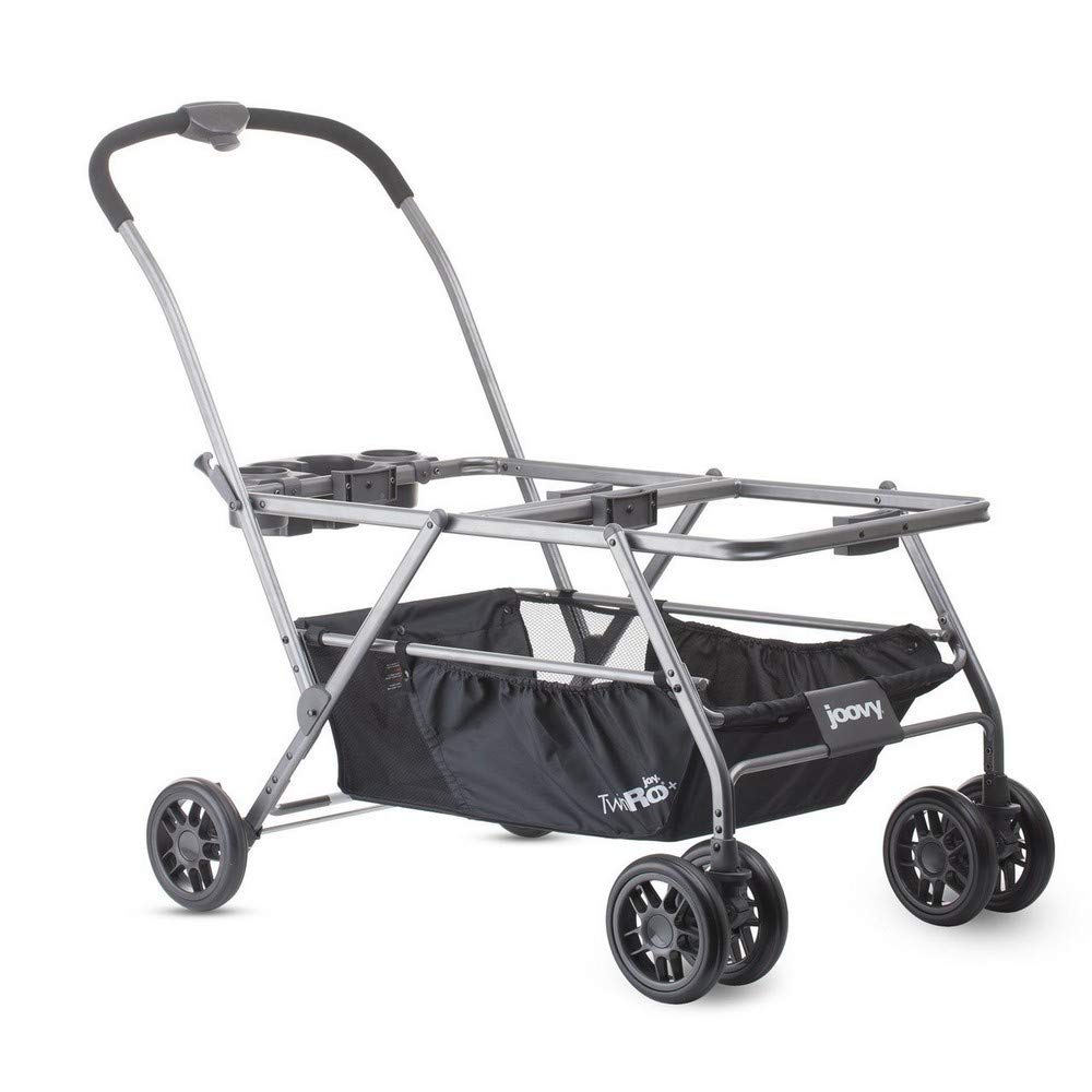 Joovy Twin Roo+ Stroller with Maxi-Cosi Car Seat Adapters Stroller for Twin Car Seats