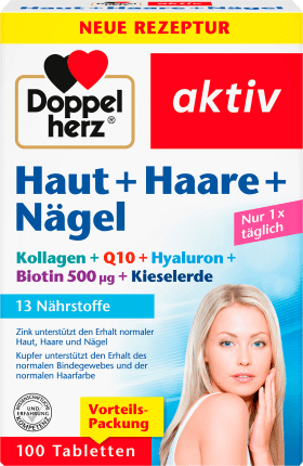 Doppelherz Skin Hair Nails Tablets 100 pcs, 66.5 g