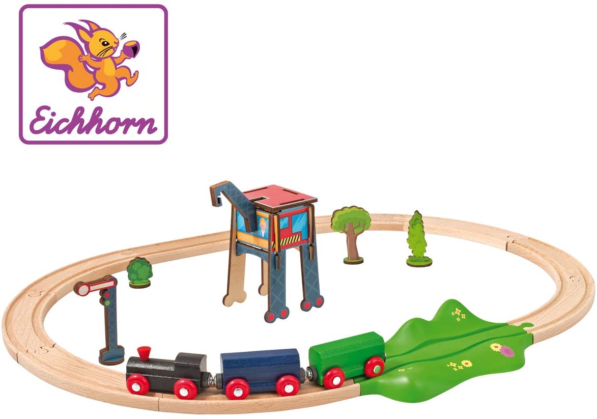 Eichhorn 100001261 Track With Accessories 205 Cm Fsc 100% Beech Wood
