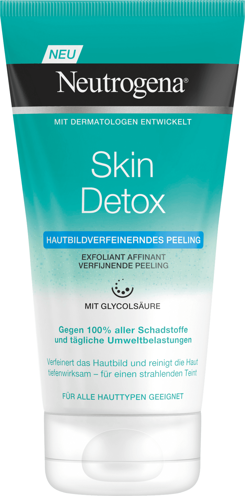 Neutrogena Detox Scrub Skin Detox, Skin Refining, 150 Ml
