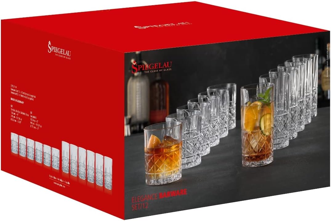 Spiegelau & Nachtmann Spiegelau Elegance 2750194 Mug Set of 12