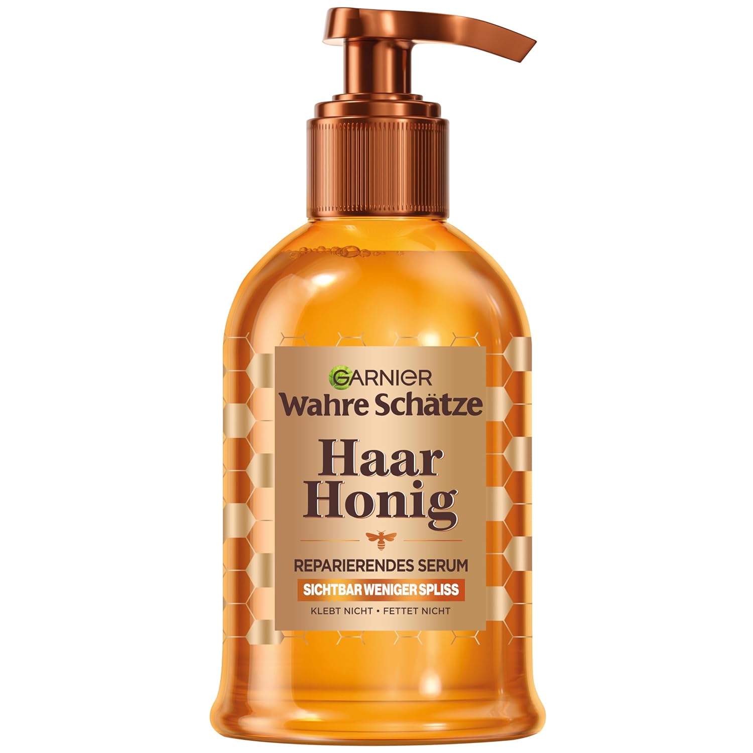 Garnier True Treasures Hair Honey Repairing Hair Serum for Visibly Less Split Ends 115 ml