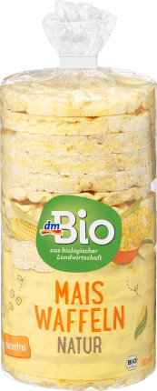 dmBio Waffles, corn, natural, 110 g