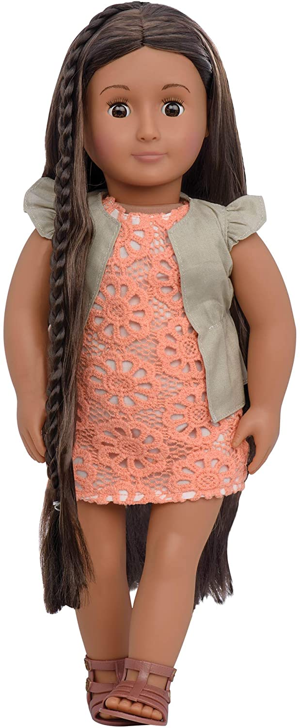 Our Generation Bd31118Z Doll Hair 46 Cm Flower Battat