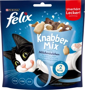 Felix Cat treat nibble mix milk mouth, 120 g