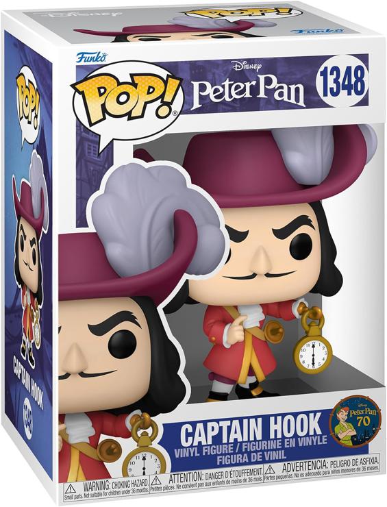 Funko Pop! Disney: Peter Pan 70th - Captain Hook - Vinyl Collectible Figure - Gift Idea - Official Merchandise - Toys For Children and Adults - Movies Fans - Model Figure For Collectors