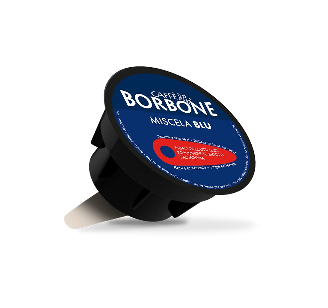 Caffè Borbone Coffee Blue Blend - 90 capsules (6 packs of 15) - Compatible with Nescafé®* Dolce Gusto®* Machines