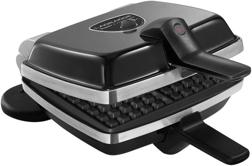 Lagrange 039624 Croque Waffle 3 Plates 1000 W Black