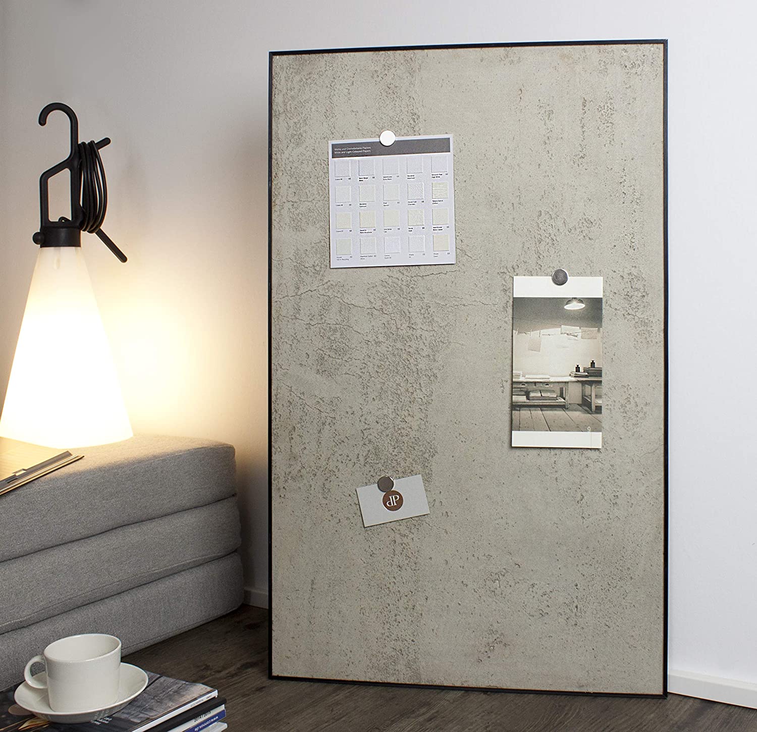 Steinmine - Designmanufaktur Steinmine Design Manufaktur Magnetic Board Concrete 5 In 1 Magnetic Board /