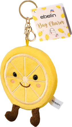 ebelin Lemon Bag Charm, 1 pc.