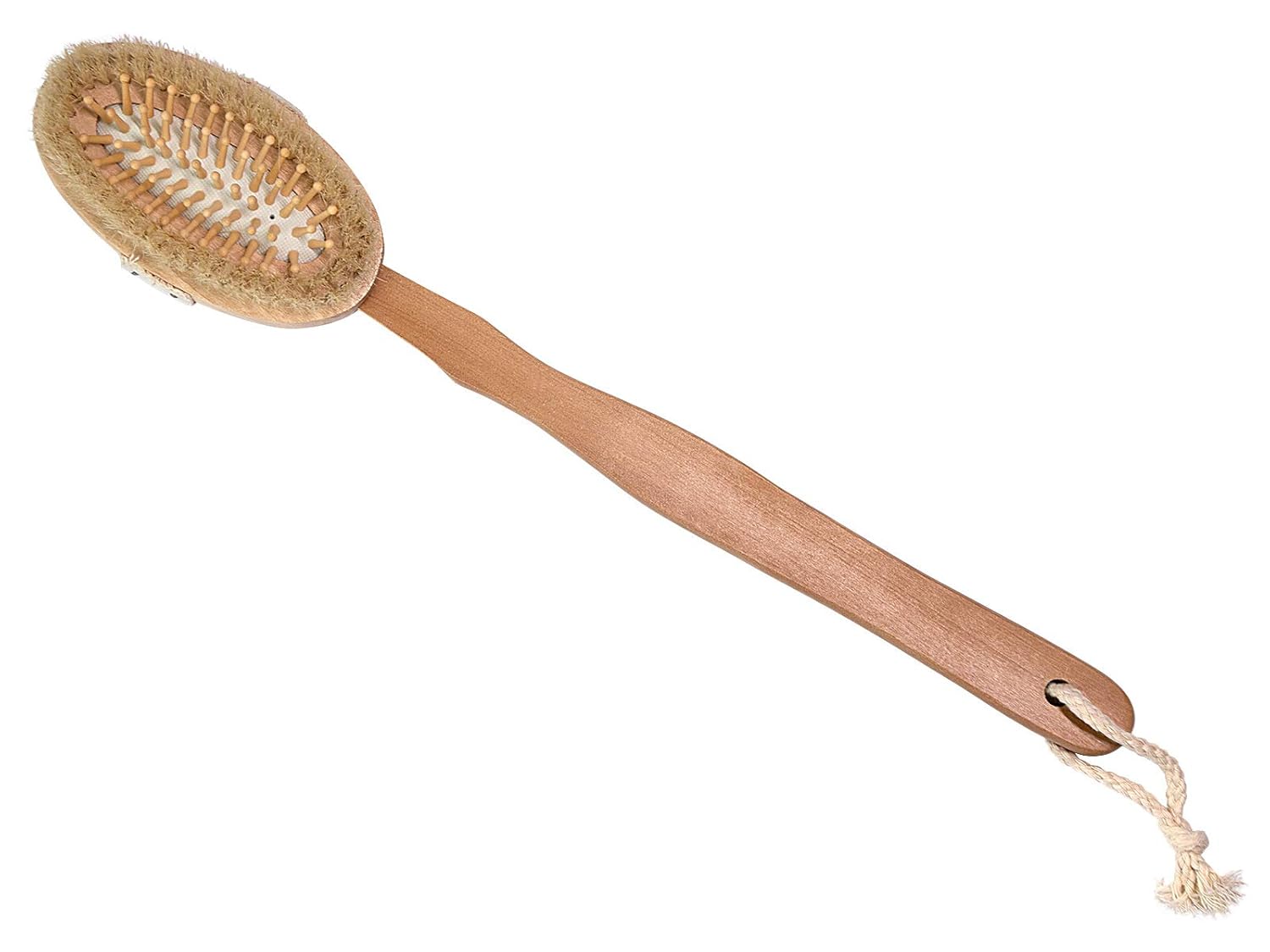 Kosmetex Bath Brush Wooden with Removable Handle 42 cm