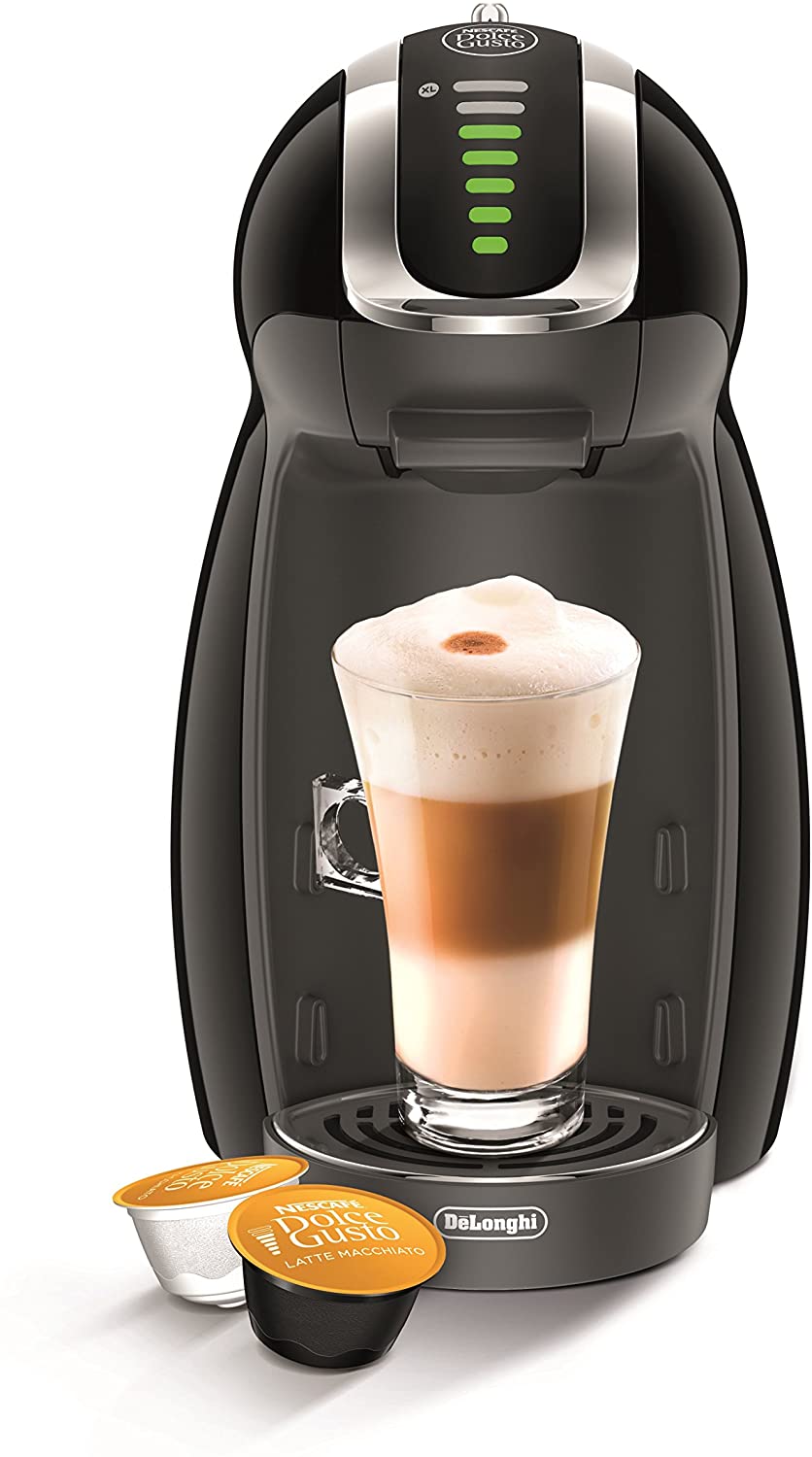 DeLonghi NESCAFÉ EDG465.B Dolce Gusto Genio 2 Automatic Play & Select by De\'Longhi - Piano Black