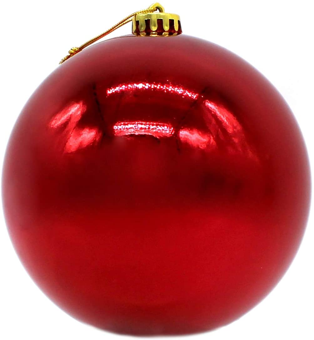 DARO DEKO DARO Decorative Christmas Bauble XXL Diameter 15 cm – 1 Piece Glossy Red