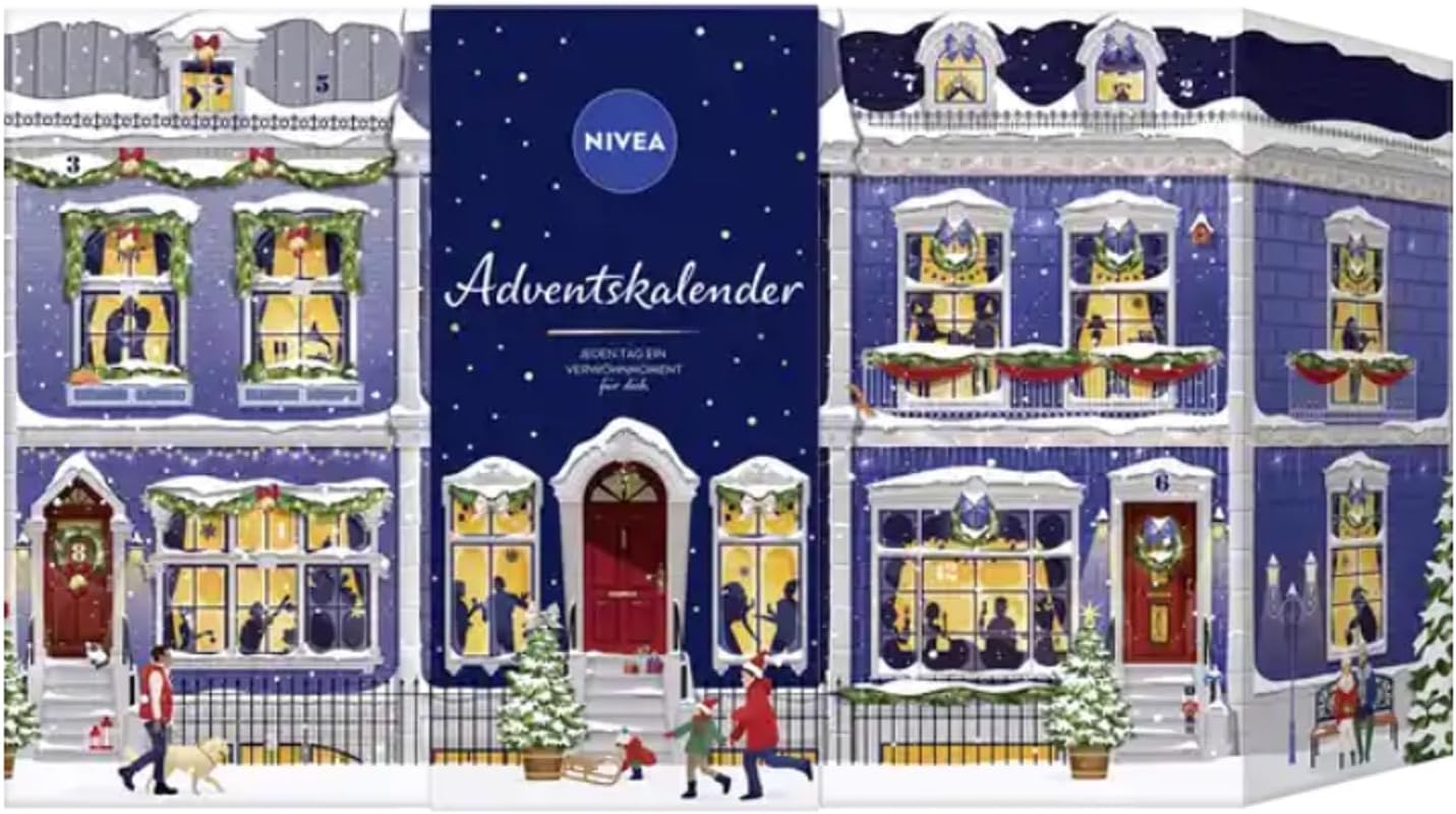 Jung Nivea Advent Calendar 2023 Women - Beauty Cosmetics Advent Calendar, 24 Gifts Worth 120 €, Care Christmas Calendar Woman, Advent Calendar Women