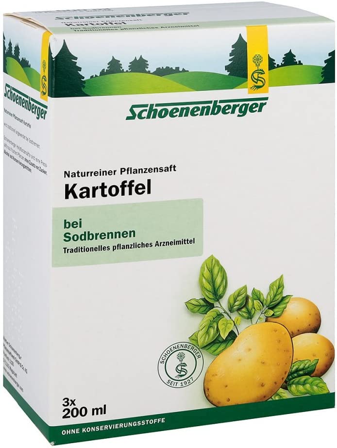 Schoenenberger Schoenenenberger Potato Juice Medicinal Plant Juices 3 x 200 ml