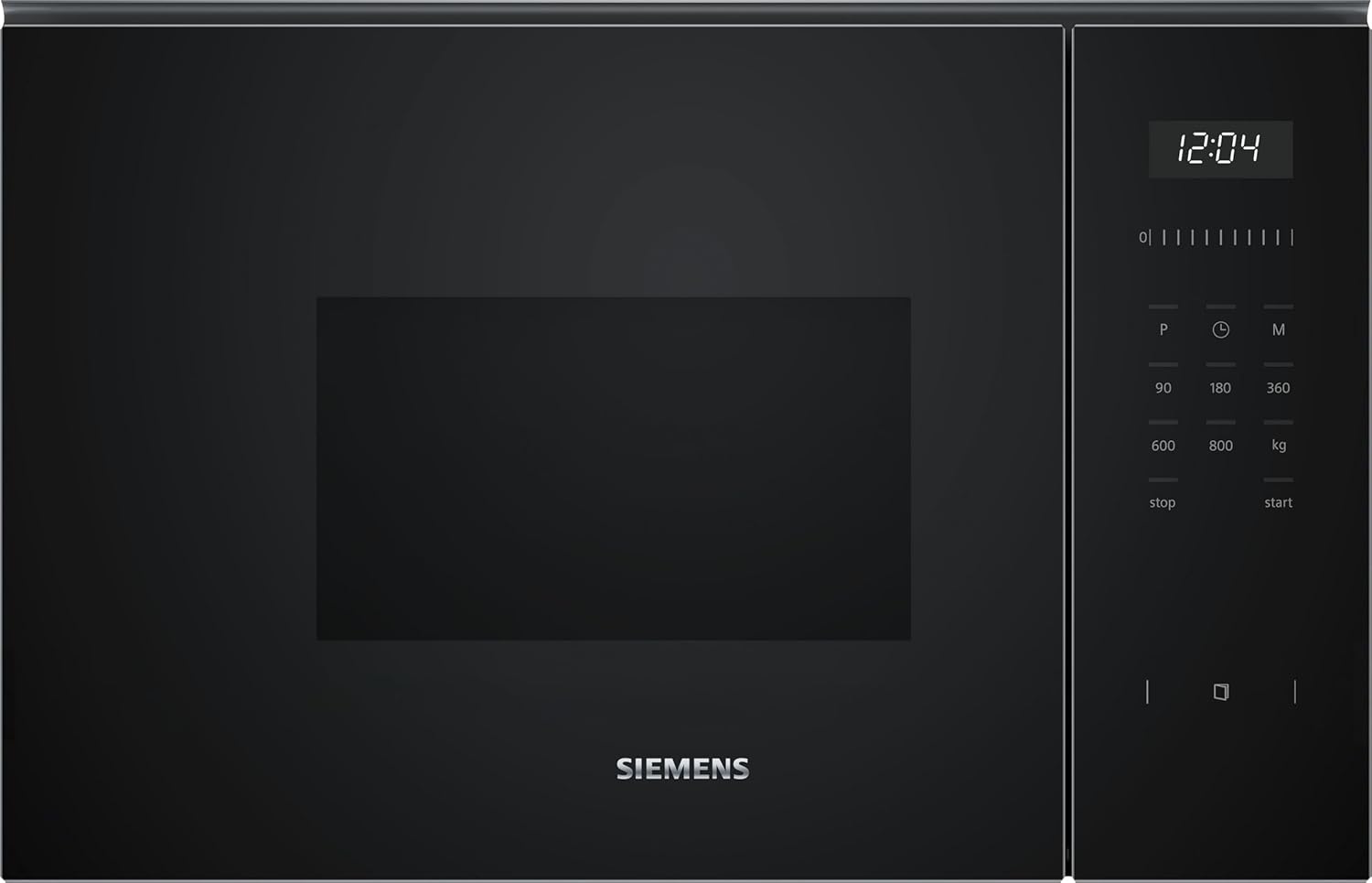 Siemens BF525LMB1 iQ500, Built-in Microwave, 59 x 38 cm, 800 W, 20 L Cooking Chamber, Stainless Steel, 25.5 cm Turntable, TouchControl Operation, Hydrolytic Cleaning Aid, CookControl 7 Automatic