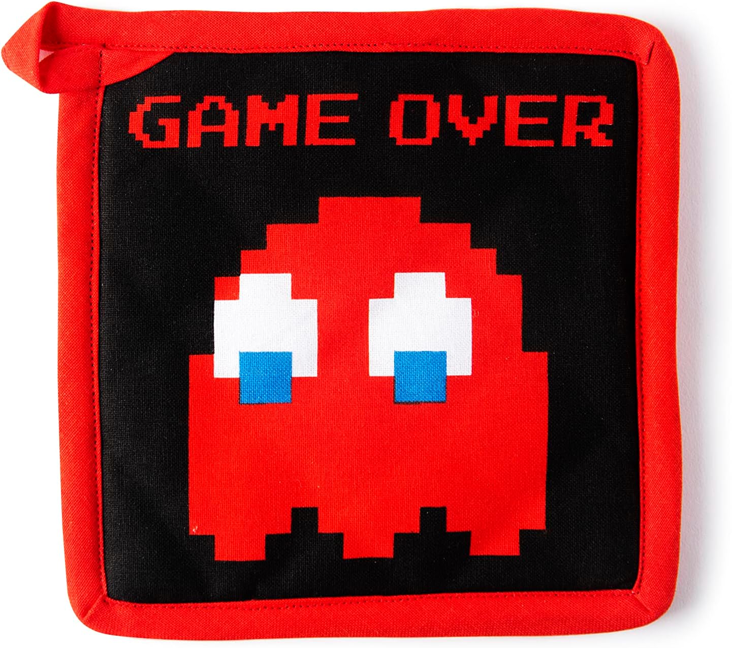 Excelsa Pacman Pot Holder for Kitchen, 20 x 20 cm, 100% Cotton Lining, Polyester Filling