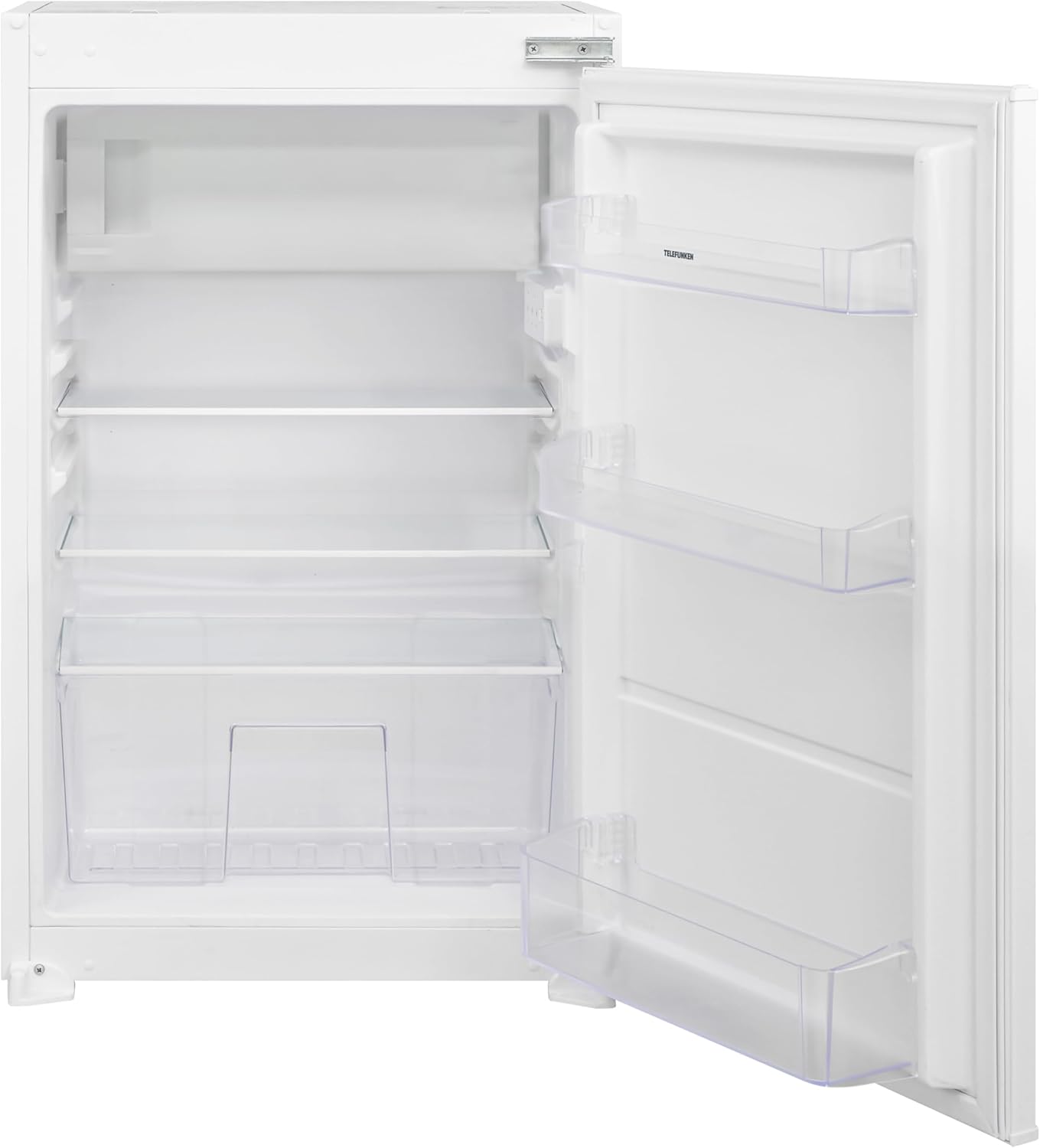 TELEFUNKEN EKGS120E2 Built-in Fridge with 4-Star Freezer | 88cm Recess | Towing Door Technology | 112 liter capacity | Temperature Control | White