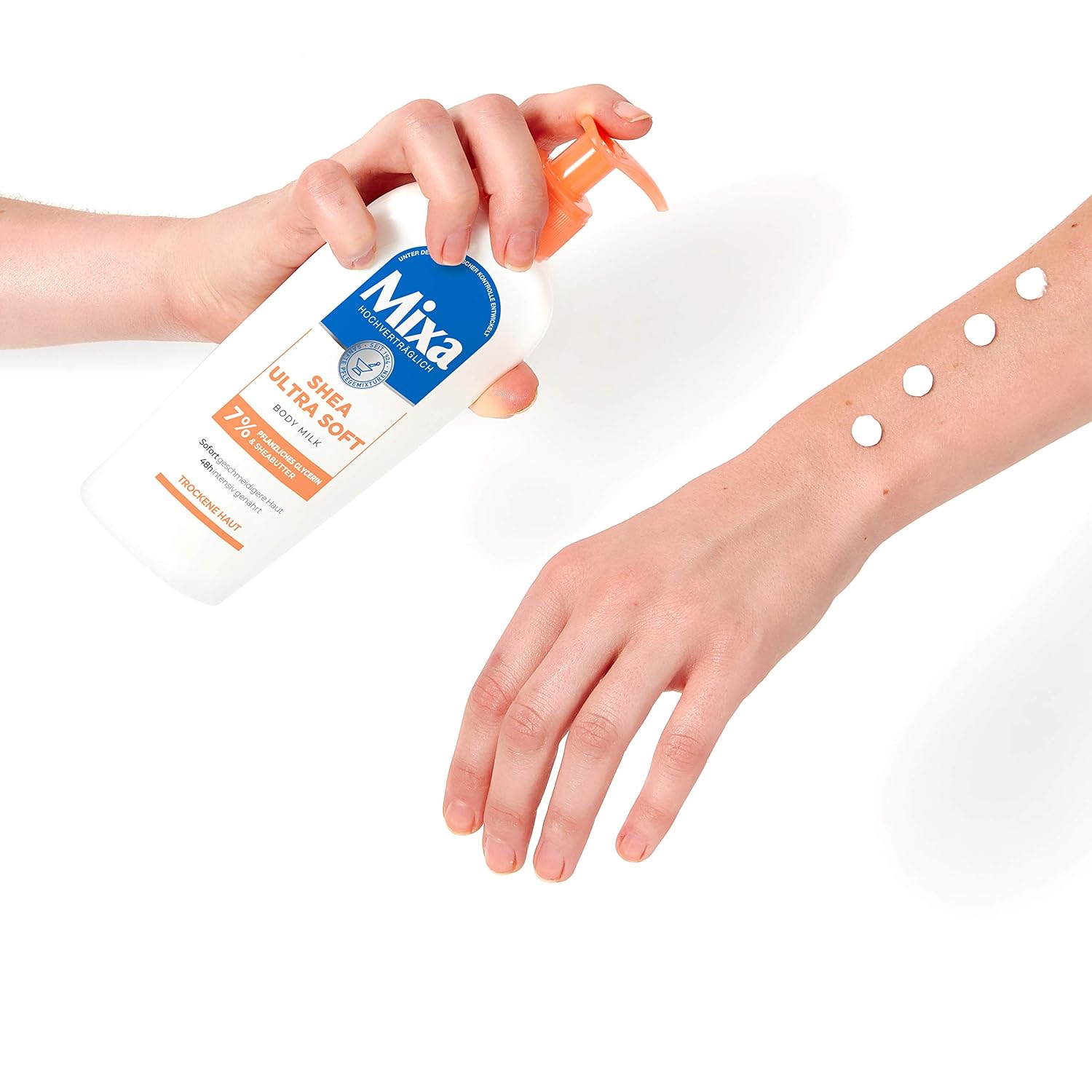 Mixa Pflege-Set mit Shea Ultra Soft Bodymilk, Handcreme und Shea Intensive Allzweckcreme