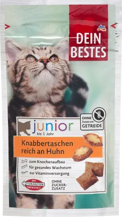 Dein Bestes Junior snack bags rich in chicken, 50 g