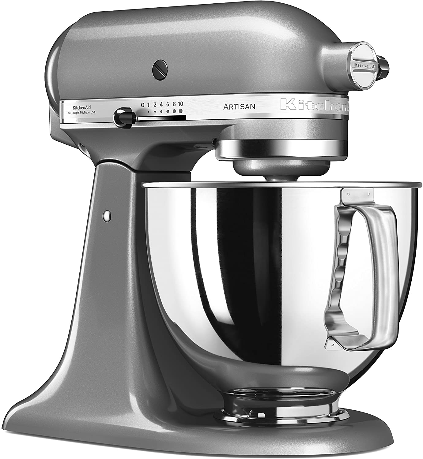 KitchenAid Artisan 144281 5KSM125ECU, Food Processor with Basic Equipment, Contour Silver