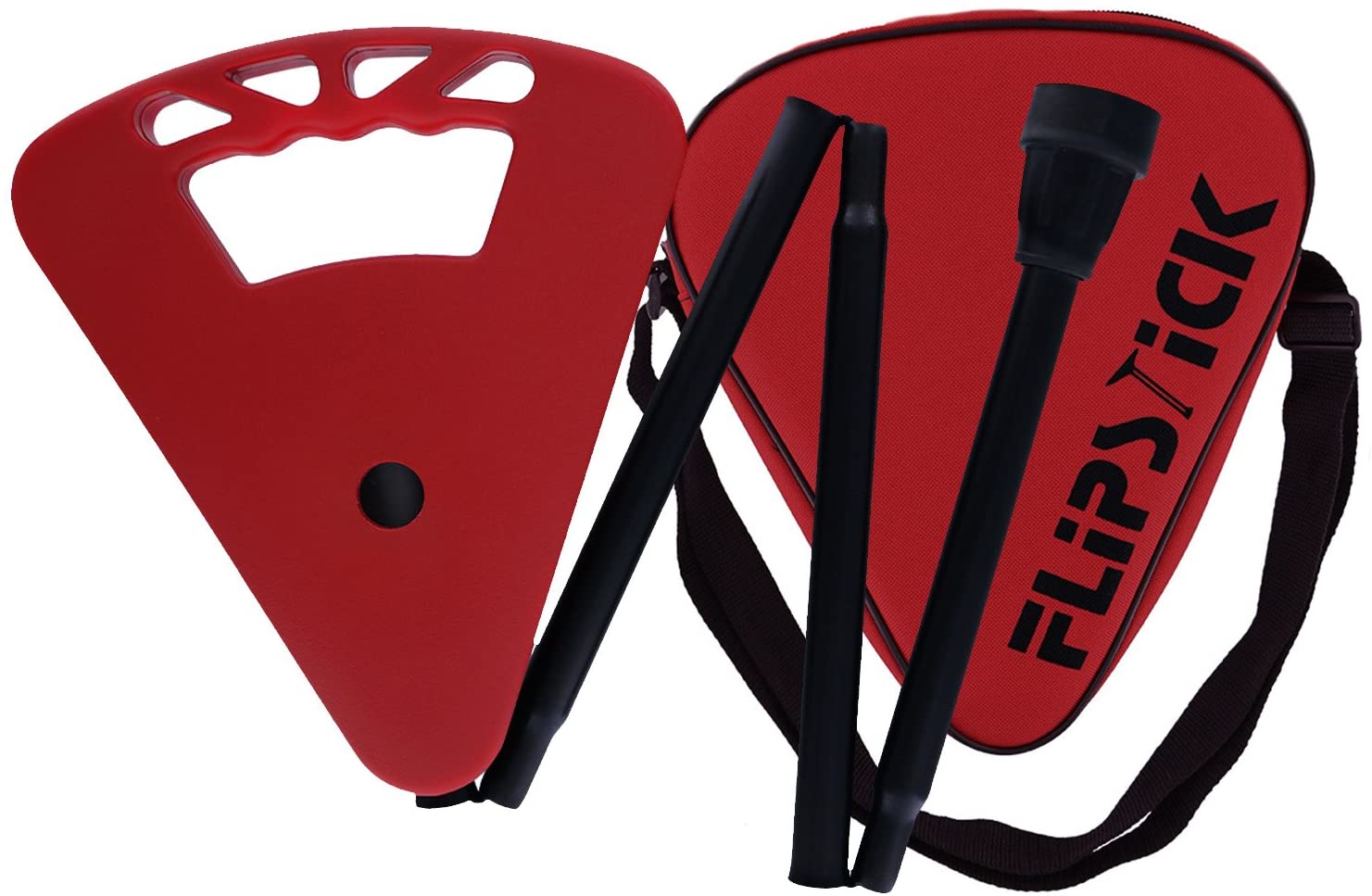 Flipstick Telescopic Folding Walking Stick Seat, , , Red,