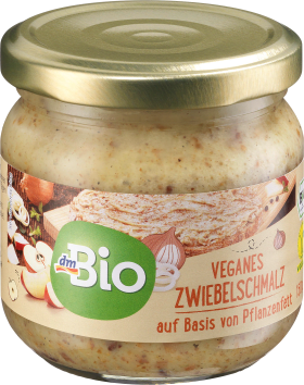 dmBio Spread Vegan onion lard with apples, 150 g