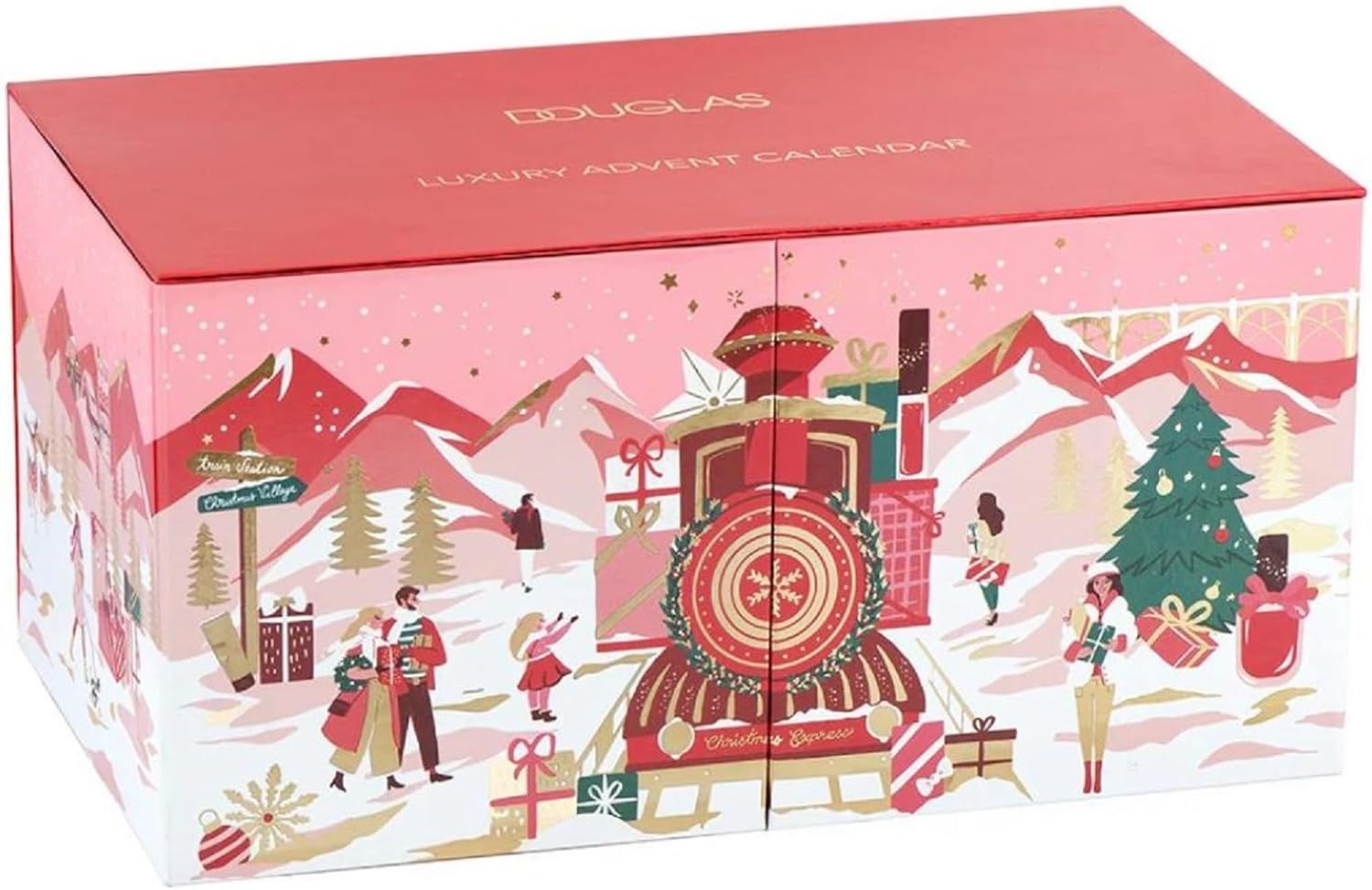 DOUGLAS Adventskalender 2023 Beauty -EXKLUSIV EDITION- Frauen + Mädchen Kosmetik Advent Kalender, Wert 300 €, Pflege Frau, Adventkalender Damen