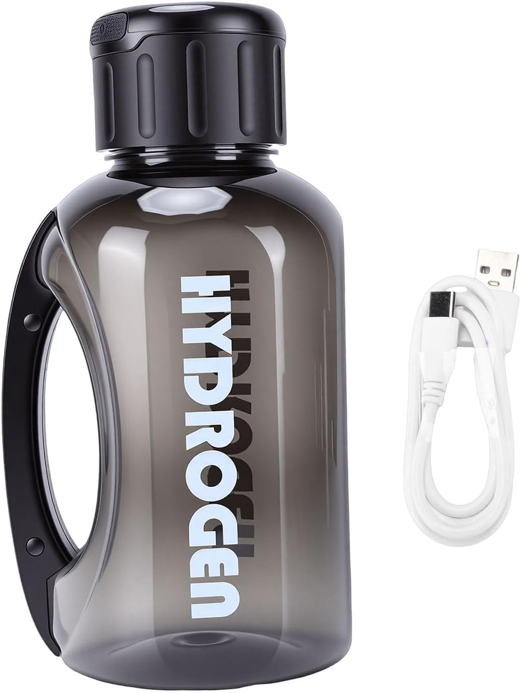 Naroote 1500ml/50oz Hydrogen Water Bottle, Hydrogen Water Ionizer Generator with SPE/PEM Technology and 6 Minute Electrolysis 800-1600PPB for Home, Office, Fitness