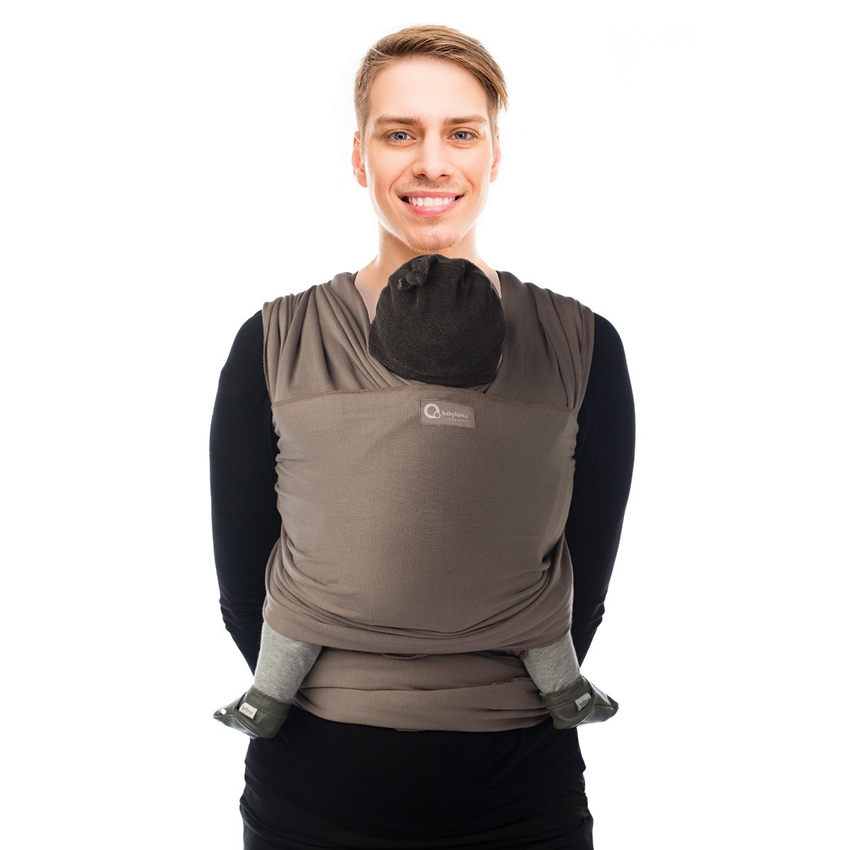 Babylonia Tricot Slen Baby Carrier 100% Organic Cotton 500 cm Mild Taupe