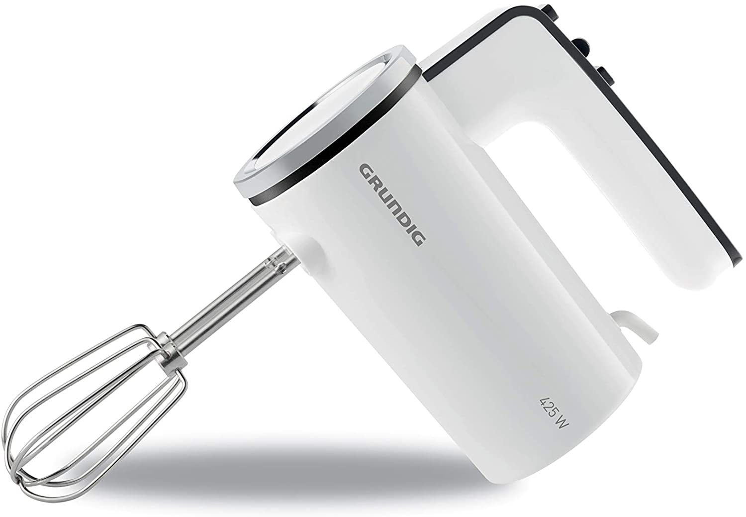 Grundig HM 6840 425 W Hand Blender with 4 Speed Levels - White/Black