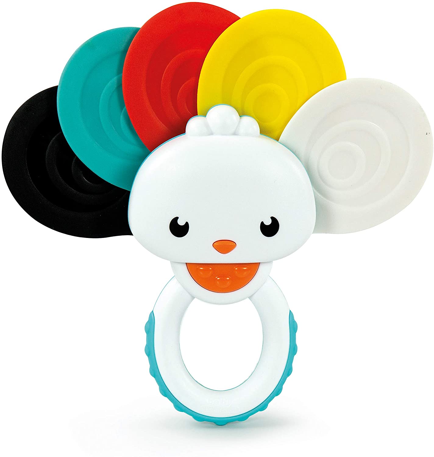 Clementoni 17325 Vista Pavone Rattle Multi-Coloured