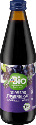 dmBio Mother juice, Blackcurrant juice, 330 ml