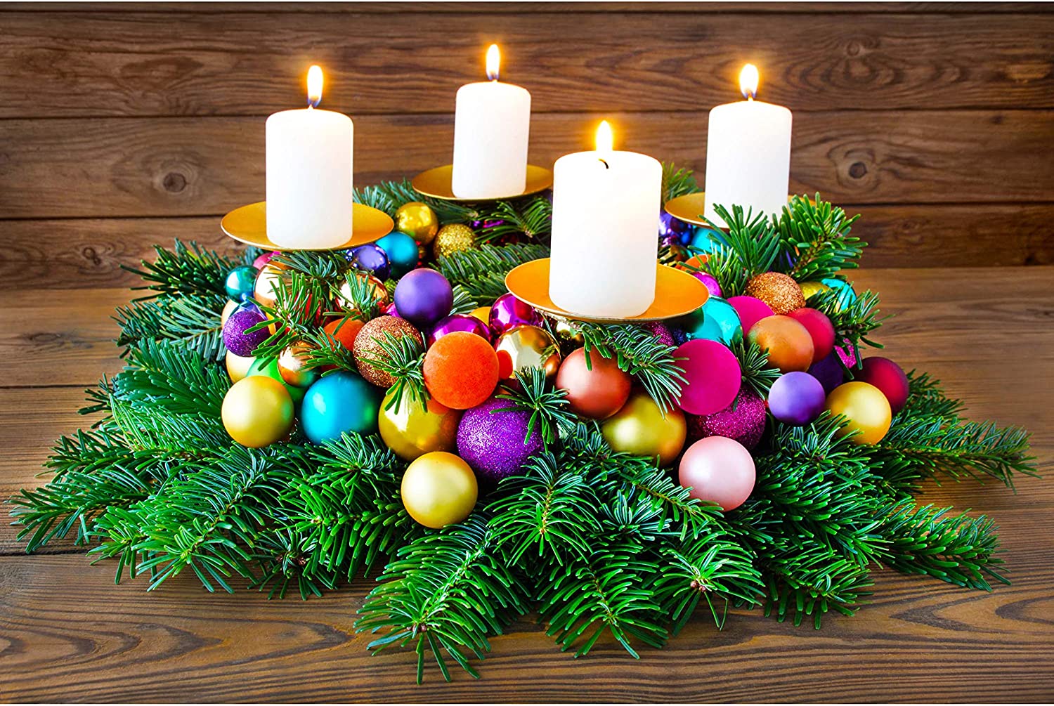 Annastore Small Glass Baubles, Diameter 2 cm, 2.5 cm, 3 cm – Christmas Tree Baubles, Christmas Tree Decoration