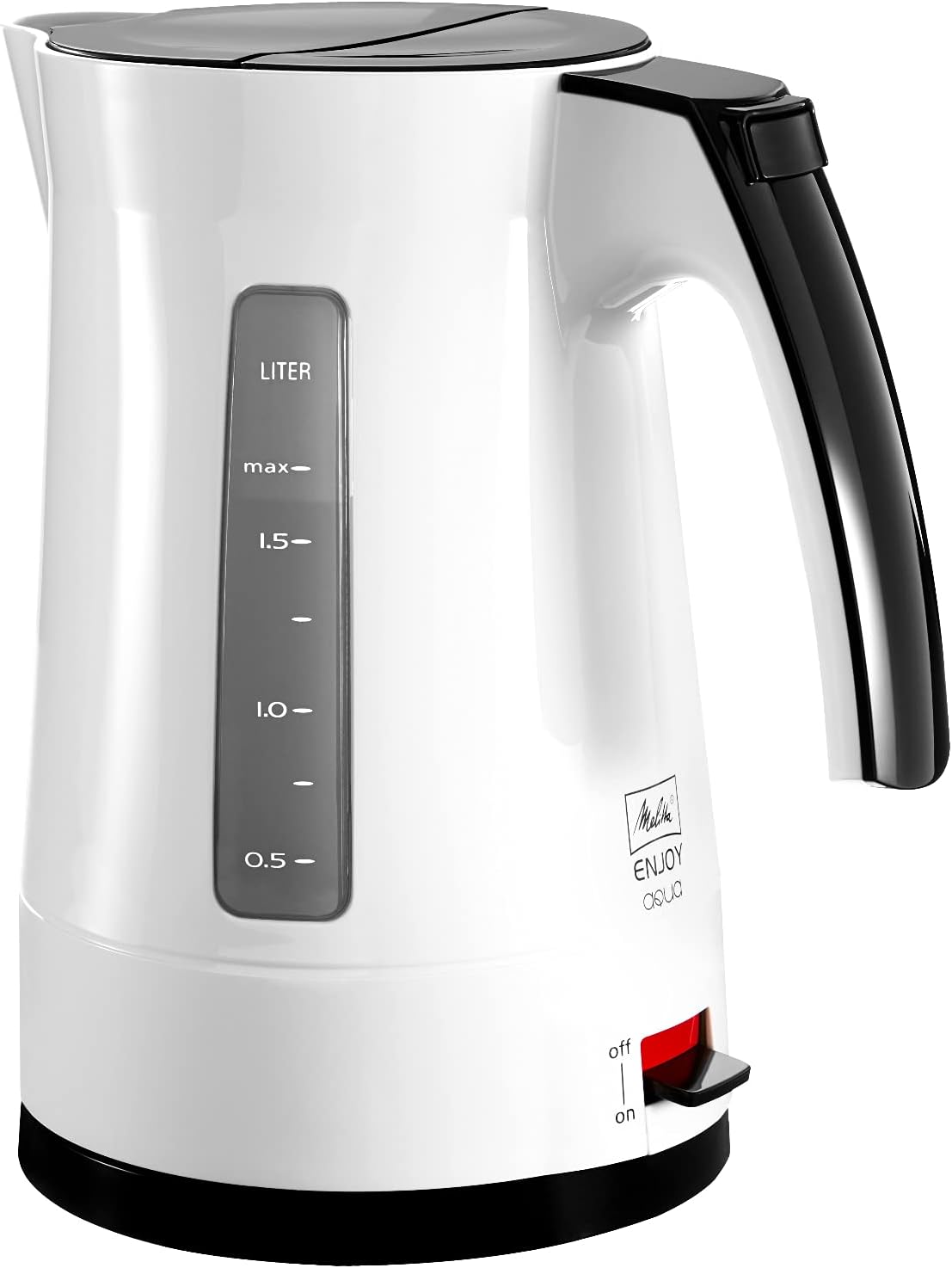 Melitta Enjoy Aqua Water Kettle, Black/White