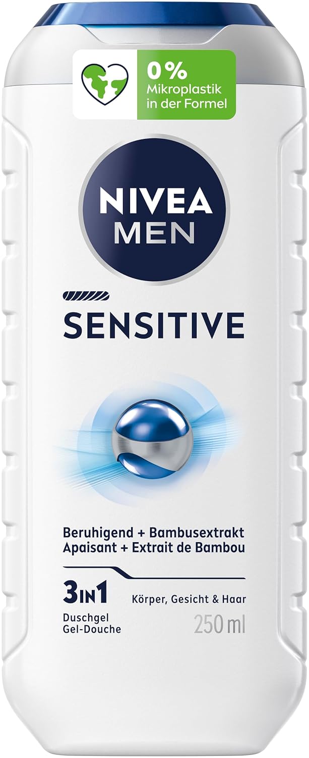 NIVEA MEN 3-in-1 Shower Gel Sensitive 250 ml
